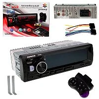 автомагнитола 1din carlive ld2054 bt, lcd экран, пульт ду, fm радио, 2 usb разъема, tf, ico, 4rca  фото