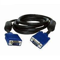 шнур vga - vga  3+4 mrm v304 длина 1,5м, с 2-мя фильтрами  фото