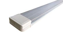 лампа cветодиодная линейная прозрачная sirius t12 трехрядный 120см 120w 6500k (l1200*w73)  фото